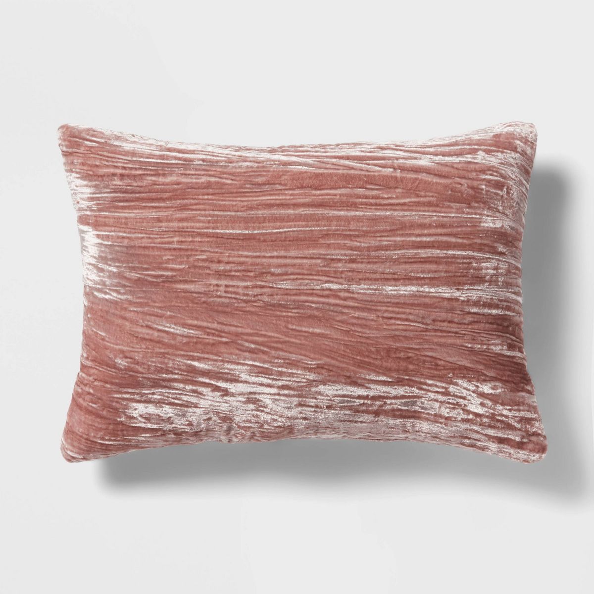 14"x20" Luxe Velvet Oblong Decorative Pillow Mauve - Threshold™ | Target