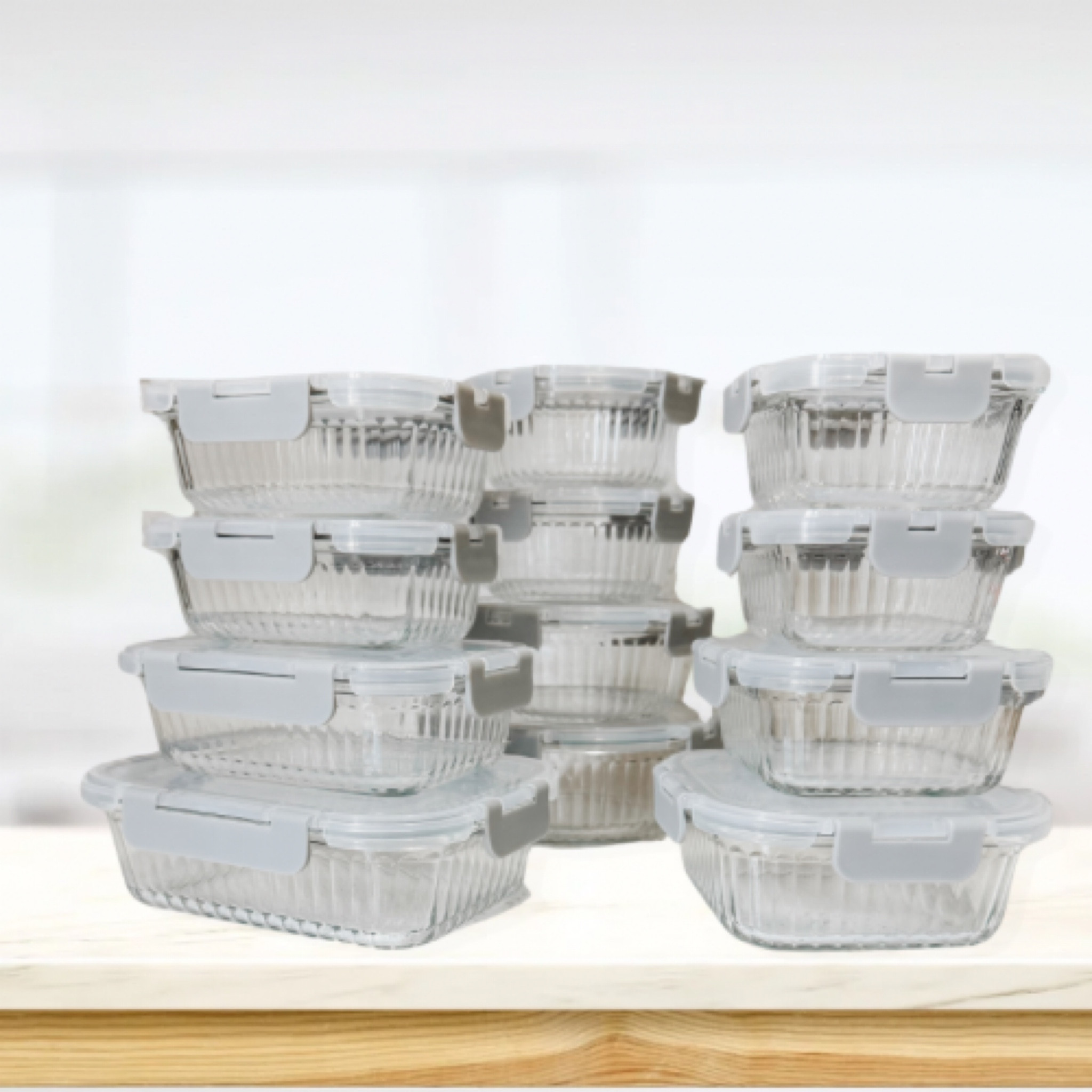 LOVE these fluted glass containers that I got from Amazons Big Spring Sale! Such a deal!! 

Amazon, kitchen containers, glass containers, lunch, containers, kitchen must-have, kitchen essentials 

#LTKhome #LTKfamily #LTKsalealert