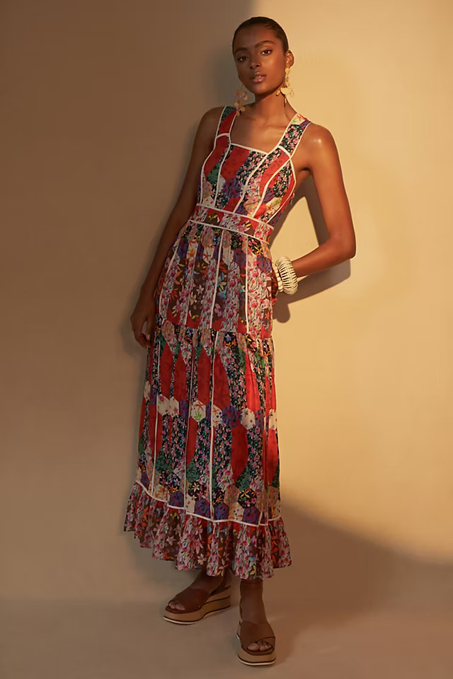 Square Neck Maxi Dress | Anthropologie (US)