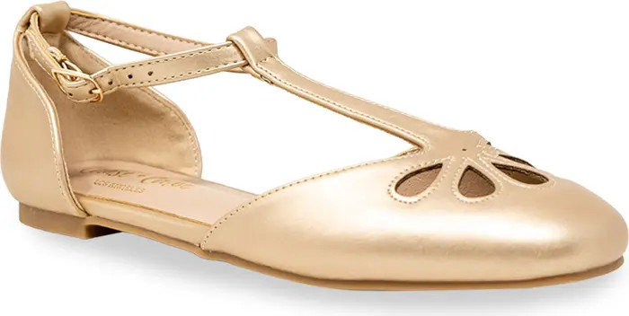 CHASE AND CHLOE Fergie T-Strap Ballerina Flat (Women) | Nordstromrack | Nordstrom Rack