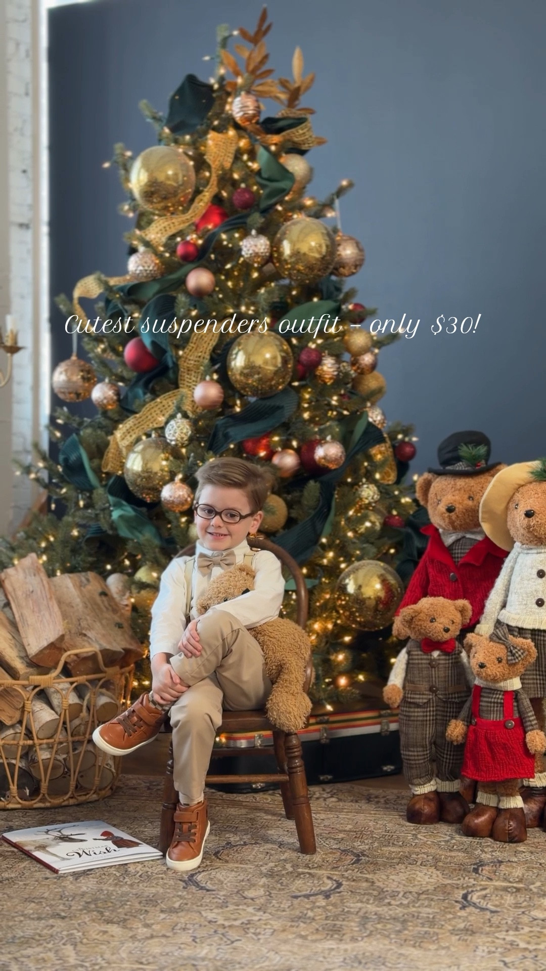 Ollie’s outfit I ordered for this year didn’t work out so we had him in last years outfit and it worked perfectly!! Still fit great and looks absolutely adorable with this set 🧸🥲 he’s in the size 4-5Y! Also love these shoes we picked up at Target!!! Such a good find!! 

Toddler boys Christmas outfit, dressy Amazon outfits, Christmas boy suspenders, target boots, cat and jack 

#LTKShoeCrush #LTKKids #LTKHoliday