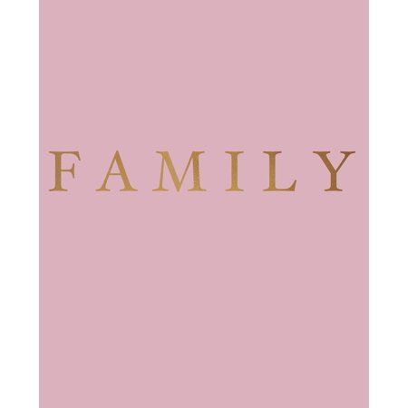 Family : A decorative book for coffee tables, bookshelves and interior design styling - Stack deco b | Walmart (US)