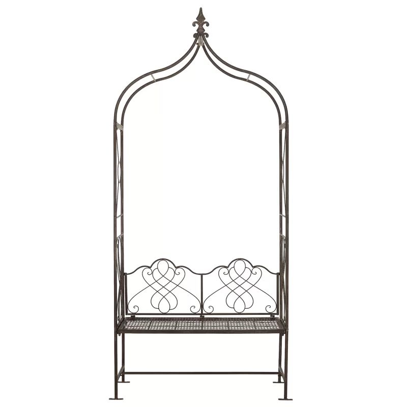 Eloise Iron Arbor with Bench | Wayfair North America