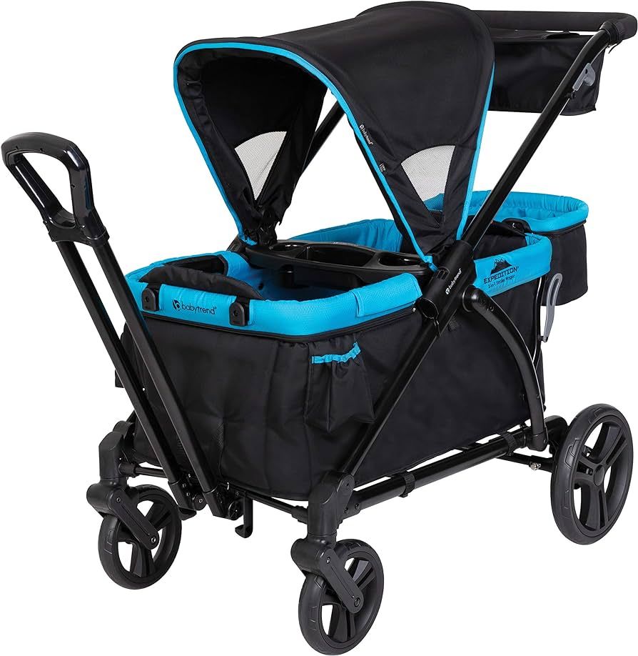 Baby Trend Expedition 2-in-1 Stroller Wagon Plus, Ultra Marine | Amazon (US)