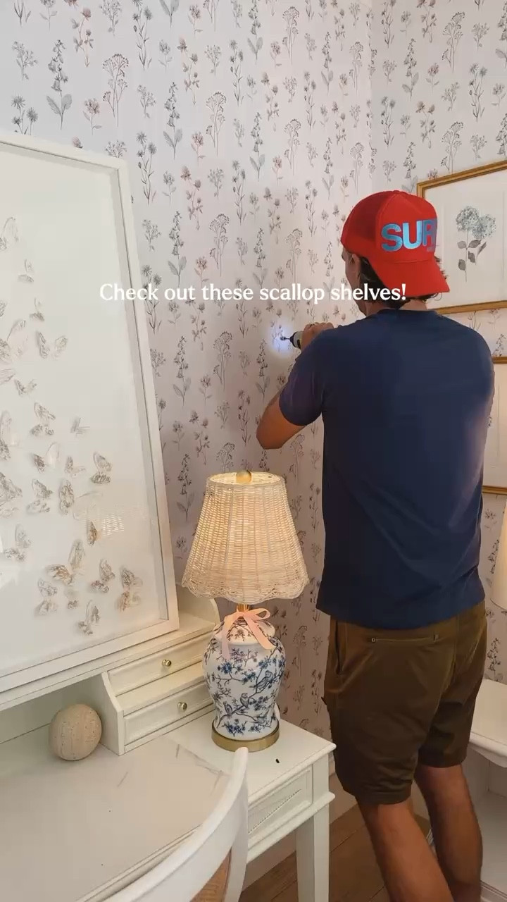 Add a playful touch to your little one’s room with these charming scalloped shelves—perfect for displaying toys, books, or treasured keepsakes!

#LTKKids #LTKHome