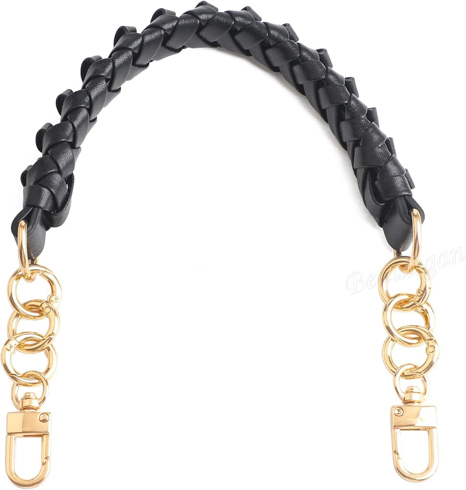 Chunky Leather Braided Purse Handle, 12 Inch | Amazon (US)