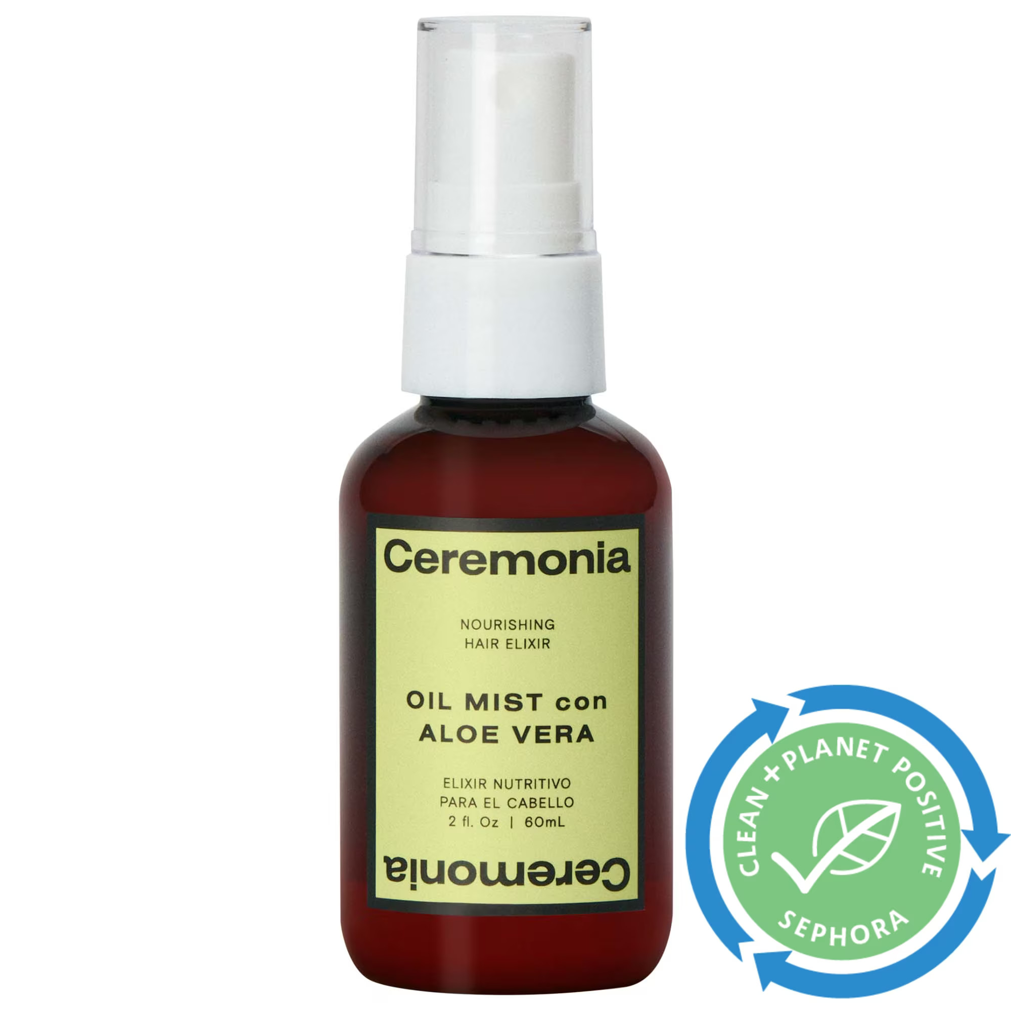 Ceremonia Hair Oil Mist con Aloe Vera 2 oz / 60 mL | Sephora (US)