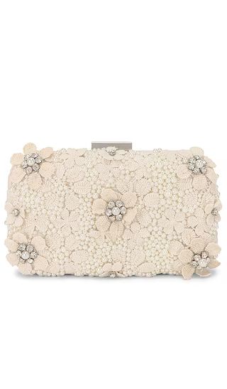 Beth Encrusted Pod Style Clutch in Ivory | Revolve Clothing (Global)