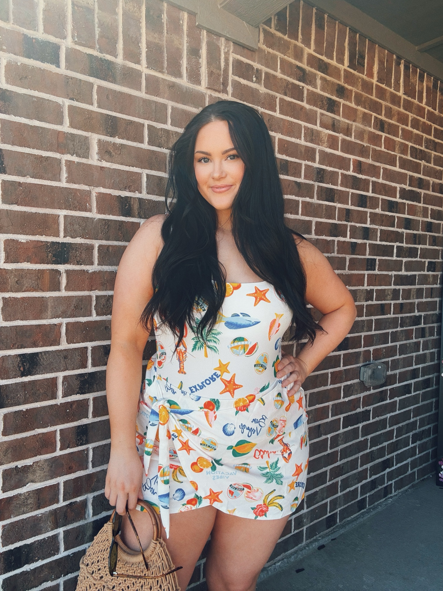 Old Navy swim dress with wrap style skirt! Wearing size XL

#LTKPlusSize #LTKSwim #LTKMidsize