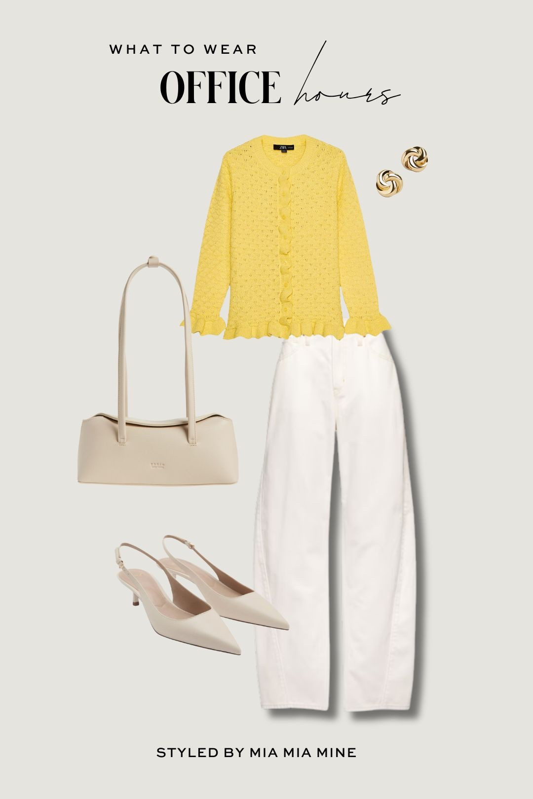 Summer workwear outfit
Zara ruffle cardigan
Mango barrel jeans
Mango slingback heels 

#LTKFindsUnder100 #LTKStyleTip #LTKWorkwear