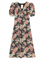 Christina Hendricks X Joanie - Flowering Jasmine Mythical Beasts Print Maxi Dress | Joanie