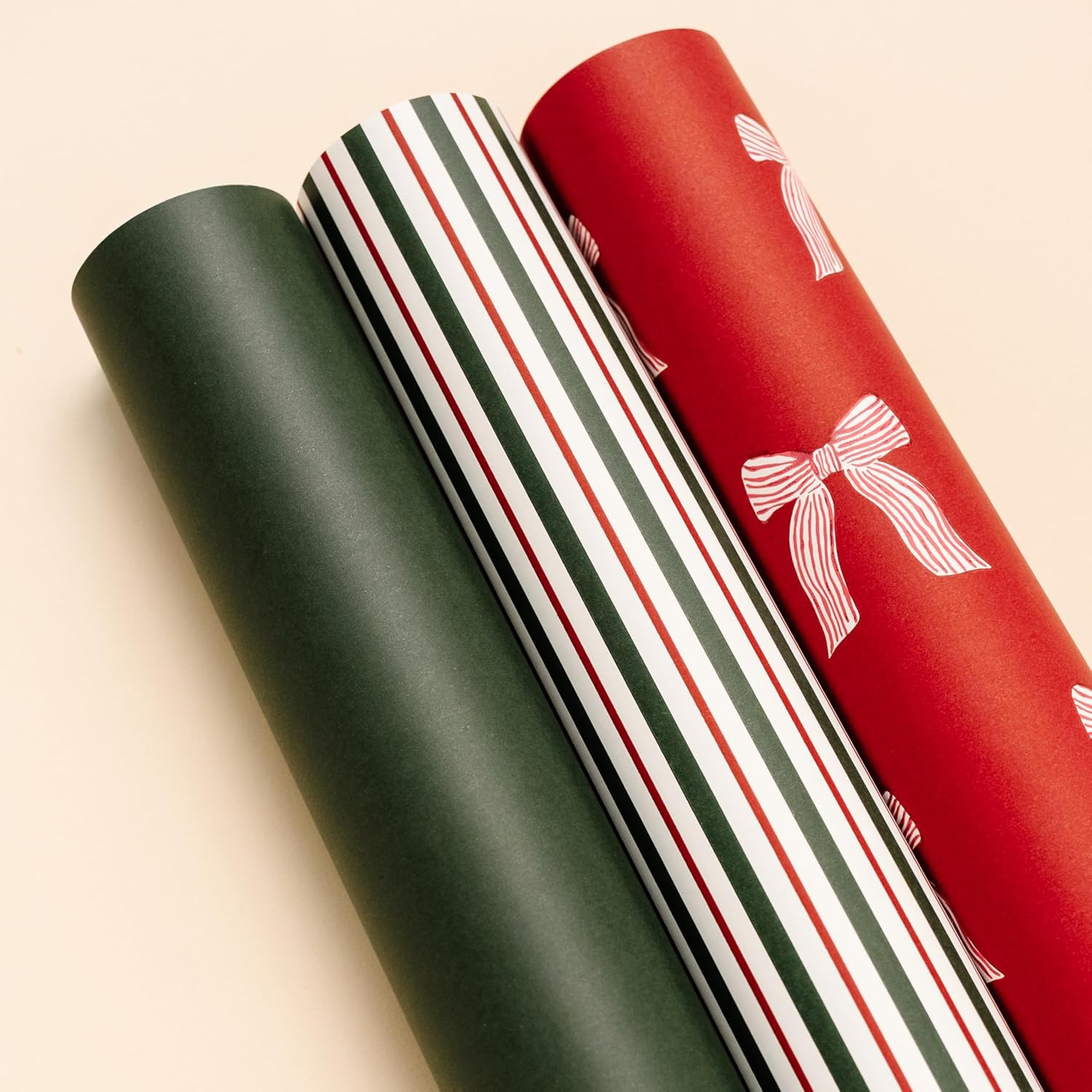 Merry Market Christmas Wrapping Paper Rolls, Premium Matte Gift Wrap, 30” x 168” Large Roll, ... | Amazon (US)