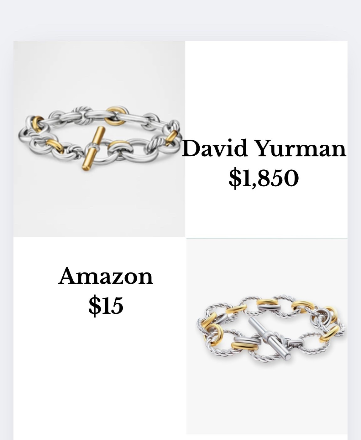 David YURMAN, amazon bracelet, cable bracelet, designer inspired, boujee on a budget, looks for less, amazon jewelry 

#LTKFindsUnder50 #LTKStyleTip #LTKSaleAlert