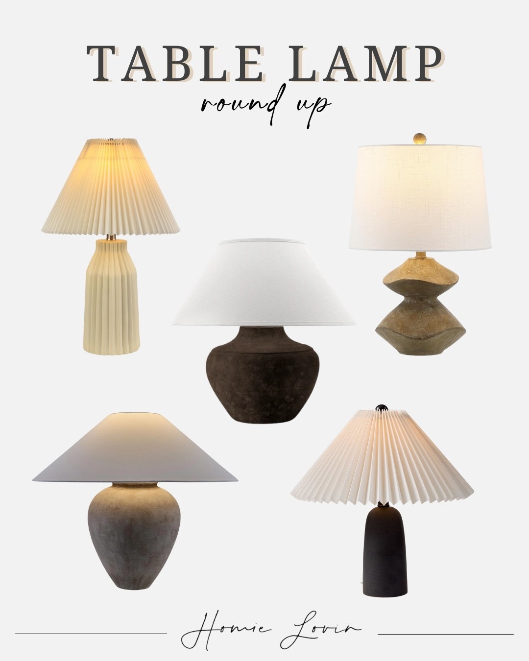 Table Lamp Round Up!

home decor, interior design #Amazon #Wayfair #WestElm #McGee&Co #StudioMcGee 

 

#LTKHome #LTKSaleAlert