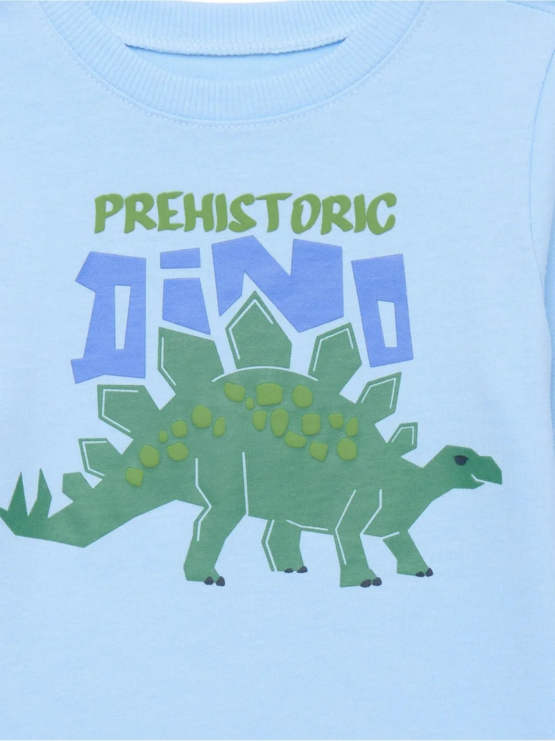 Garanimals Toddler Boys Graphic Tee with Long Sleeves, Sizes 18M-5T - Walmart.com | Walmart (US)