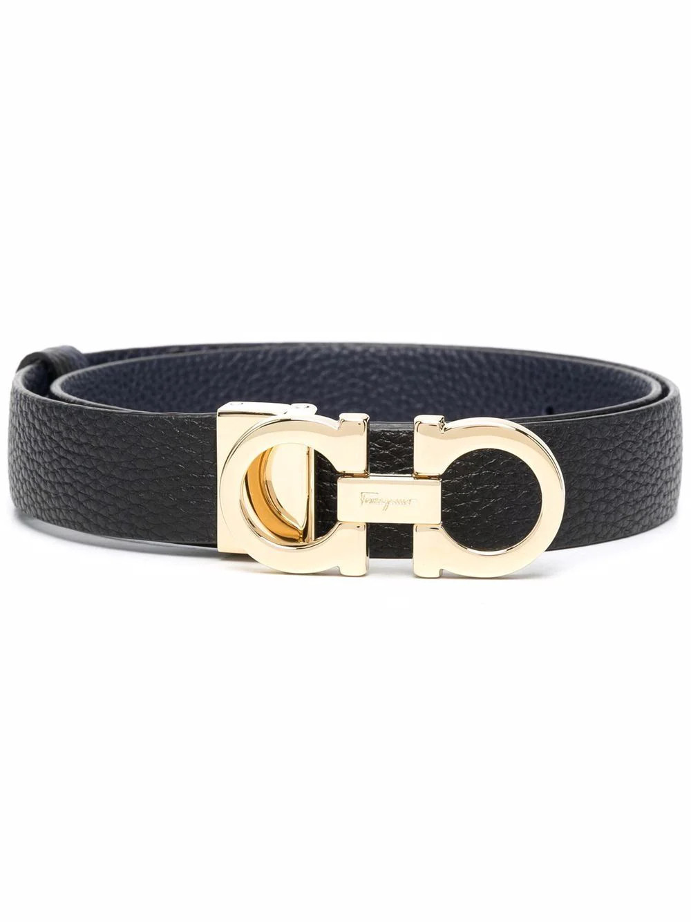 Ferragamo logo-plaque belt - Black | Farfetch Global