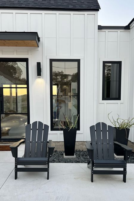 Adirondack chairs for easy outdoor furniture! #homedepot #outdoorfurniture 

#LTKhome #LTKSeasonal #LTKsalealert