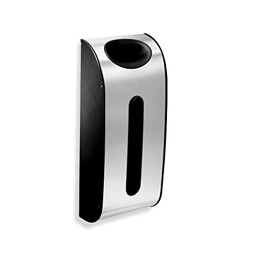 simplehuman Wall Mount Grocery Bag Dispenser, Brushed Stainless Steel | Amazon (US)
