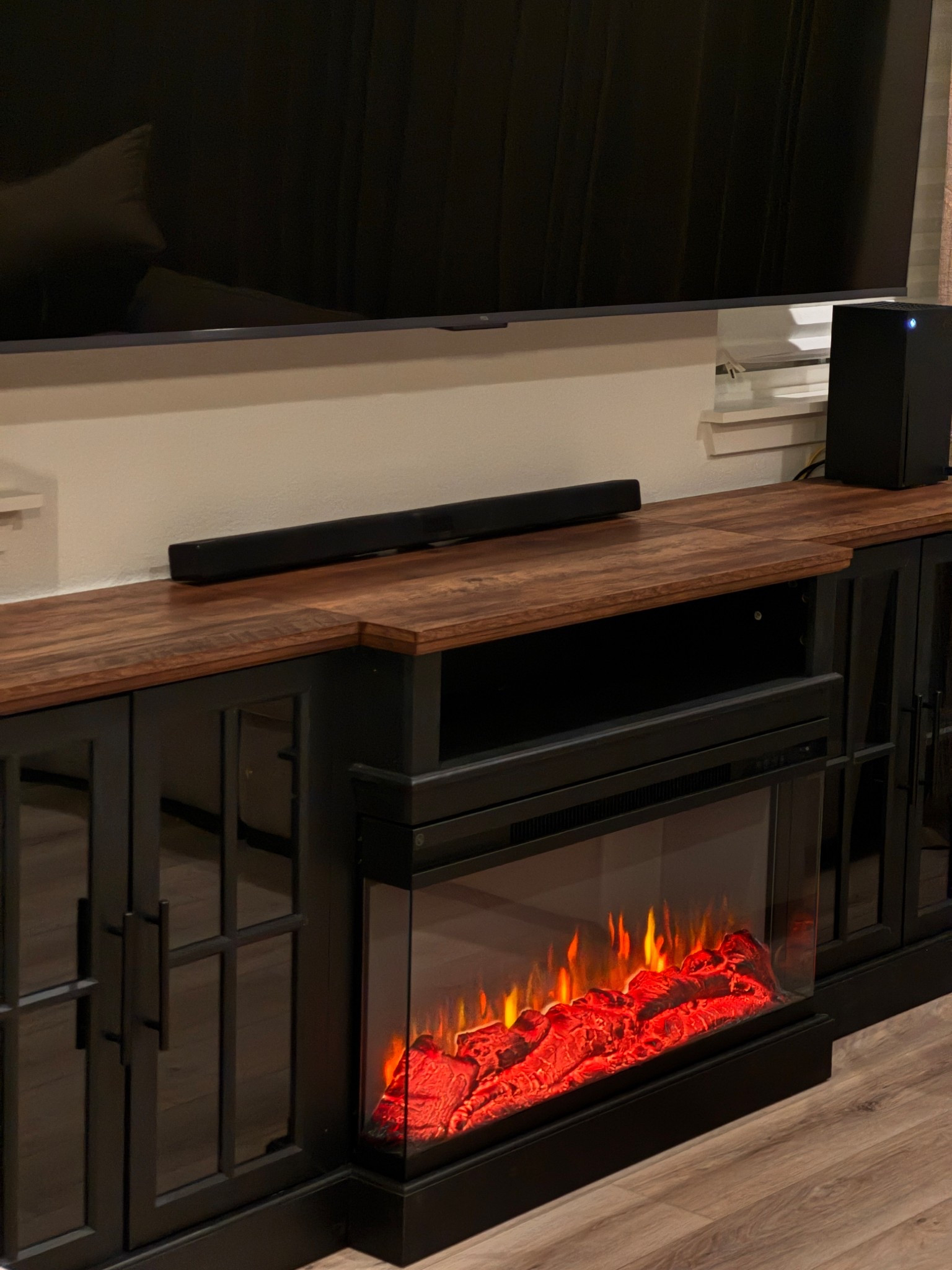 Latest living room edition and I can’t wait to style her
Media console long enough for a 100inch tv!

#LTKHome