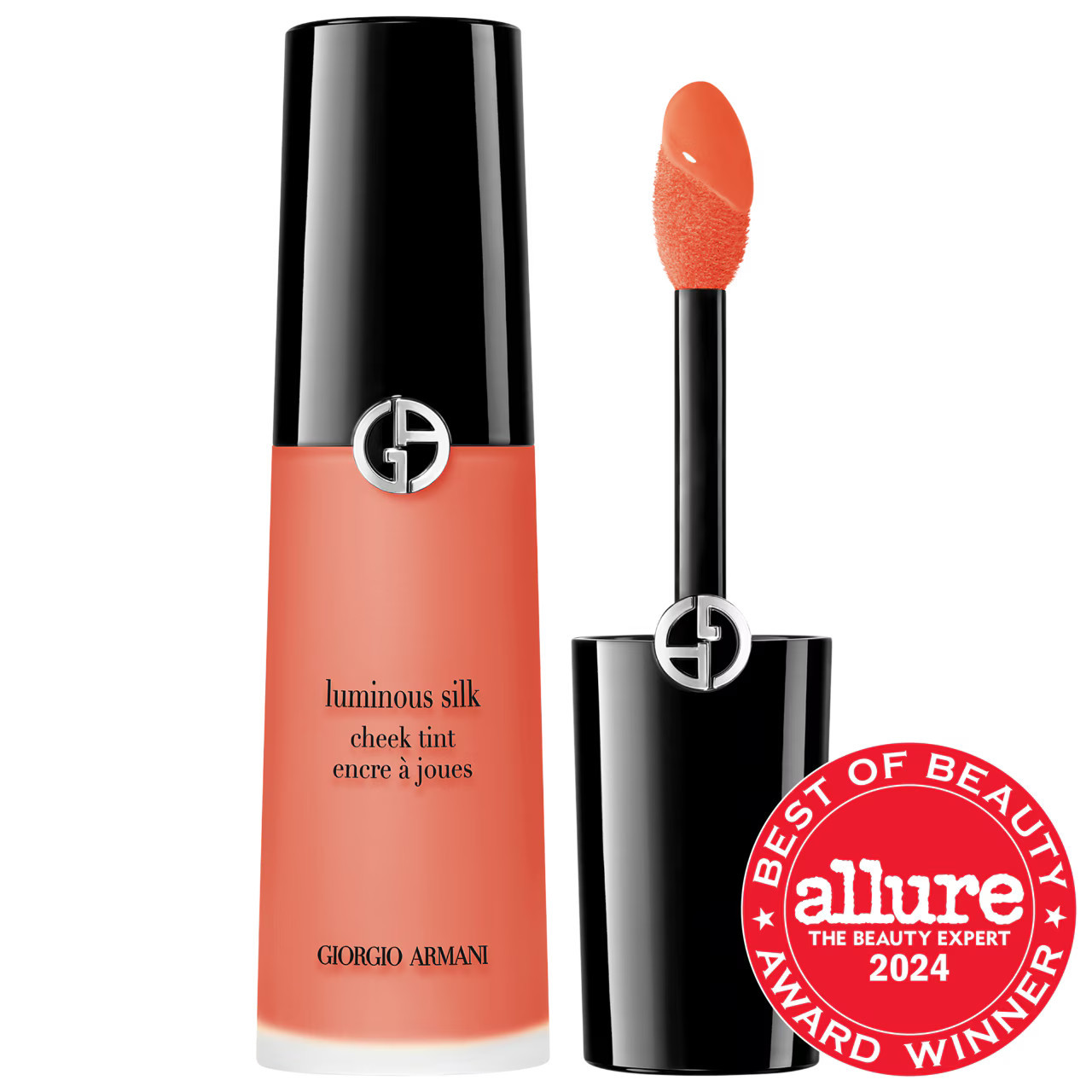 Armani Beauty Cheek Tint Longwear Lightweight Liquid Blush 31 Vivid Coral 0.4 oz/12 mL | Sephora (US)