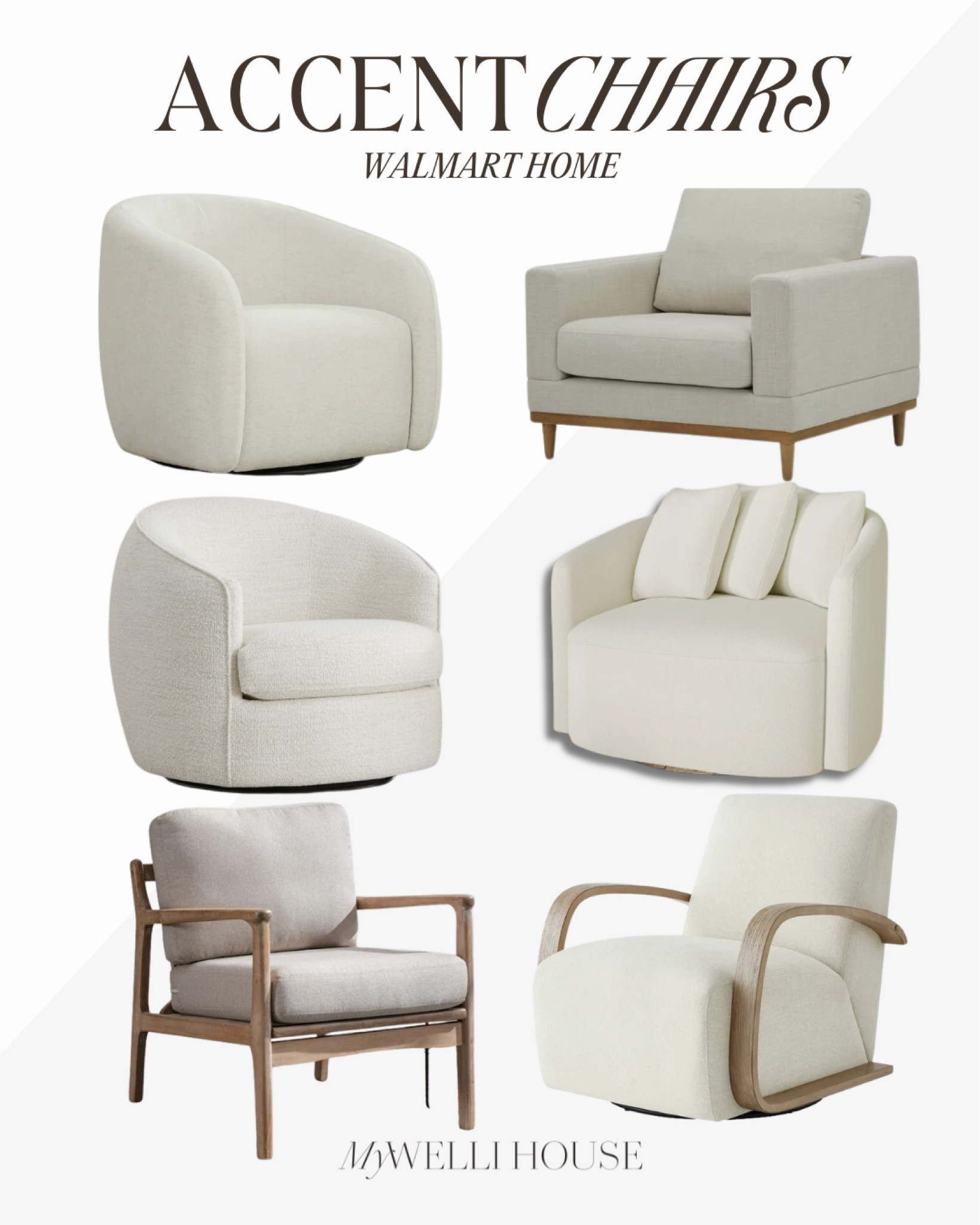 Walmart Home: accent chairs from Walmart 

#LTKfindsunder100 #LTKhome #LTKSeasonal