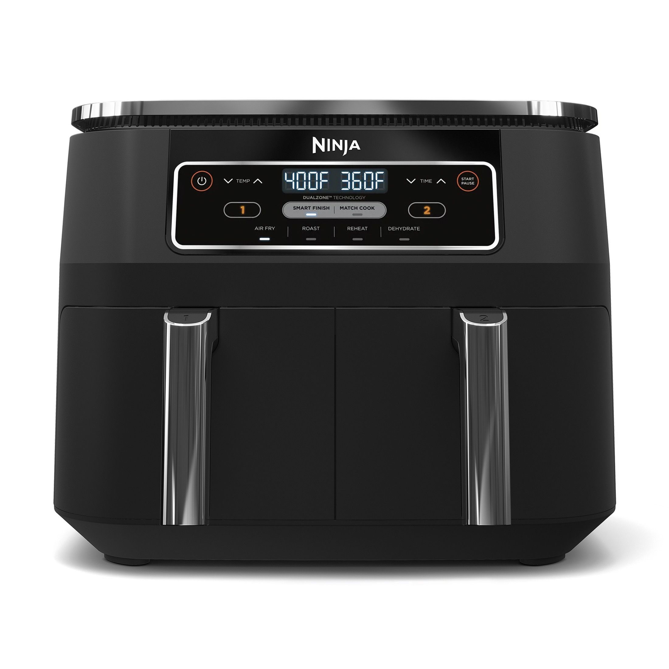 Ninja Foodi 4-in-1 8-Quart 2-Basket Air Fryer with DualZone Technology, Black - Air Fry, Roast, &... | Walmart (US)