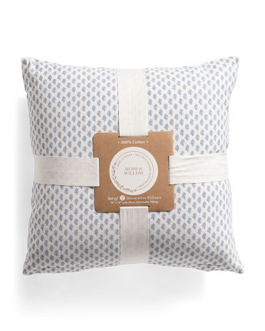 Set Of 2 20x20 Artichoke Pillows | TJ Maxx