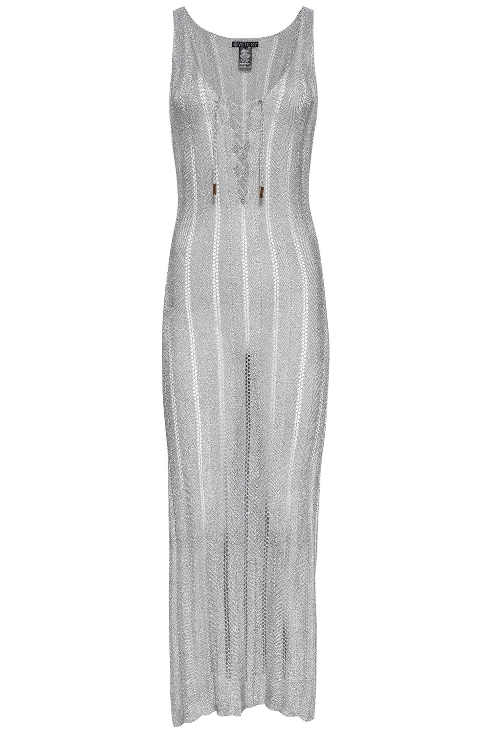 Silver Metallic Dress | VETCHY LLC