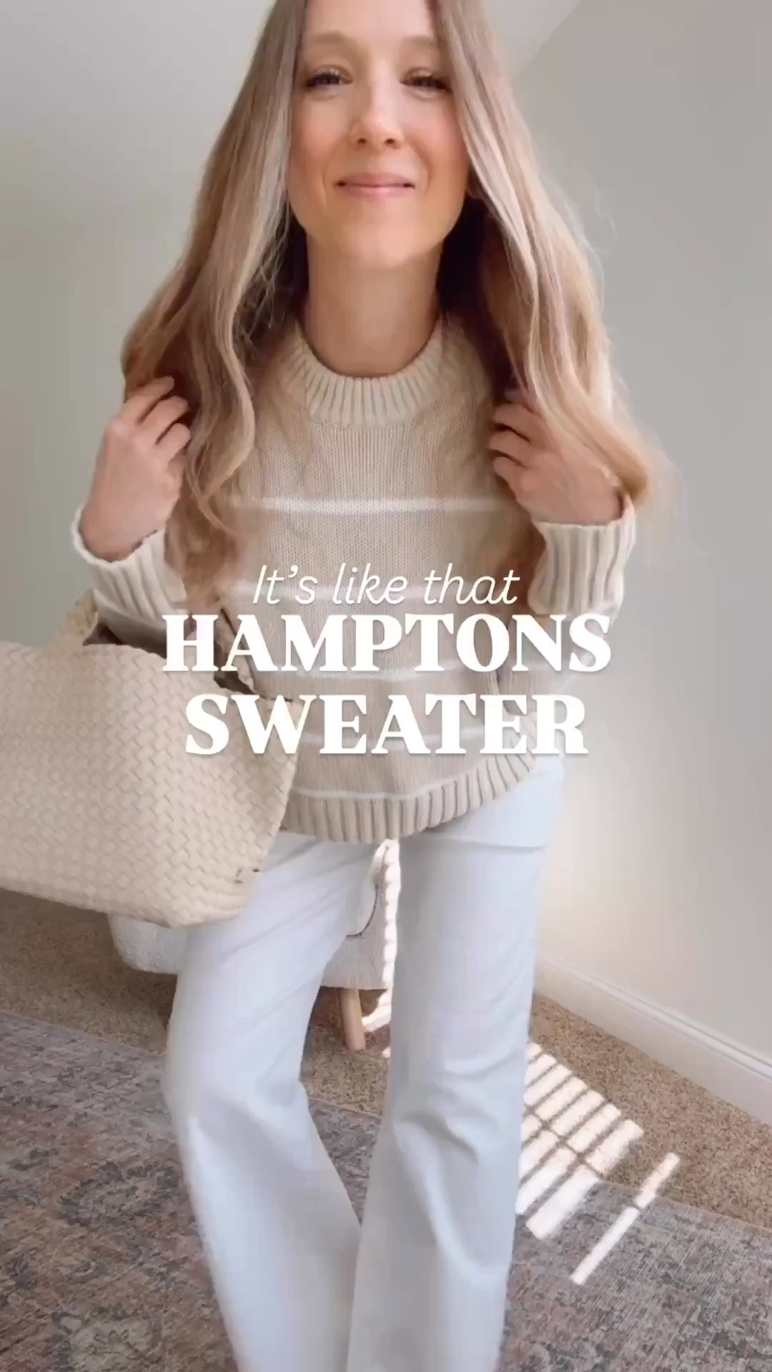 Soft, coastal, and luxe! This sweater looks expensive but it’s not, and it goes with everything!

Sunsets and Stilettos Hamptons sweater look coastal style summer layers wide leg pants capsule wardrobe neutral outfit inspo woven tote elevated basics

#LTKdayinmylife #LTKOver40 #LTKmomlife