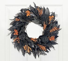 Dried Hallows Eve Wreath | Pottery Barn (US)