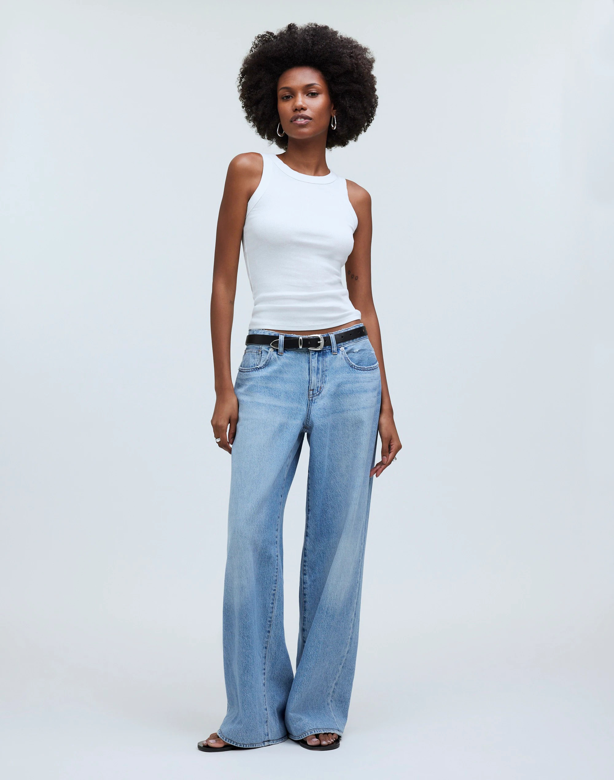 Supima® Rib Cutaway Tank | Madewell