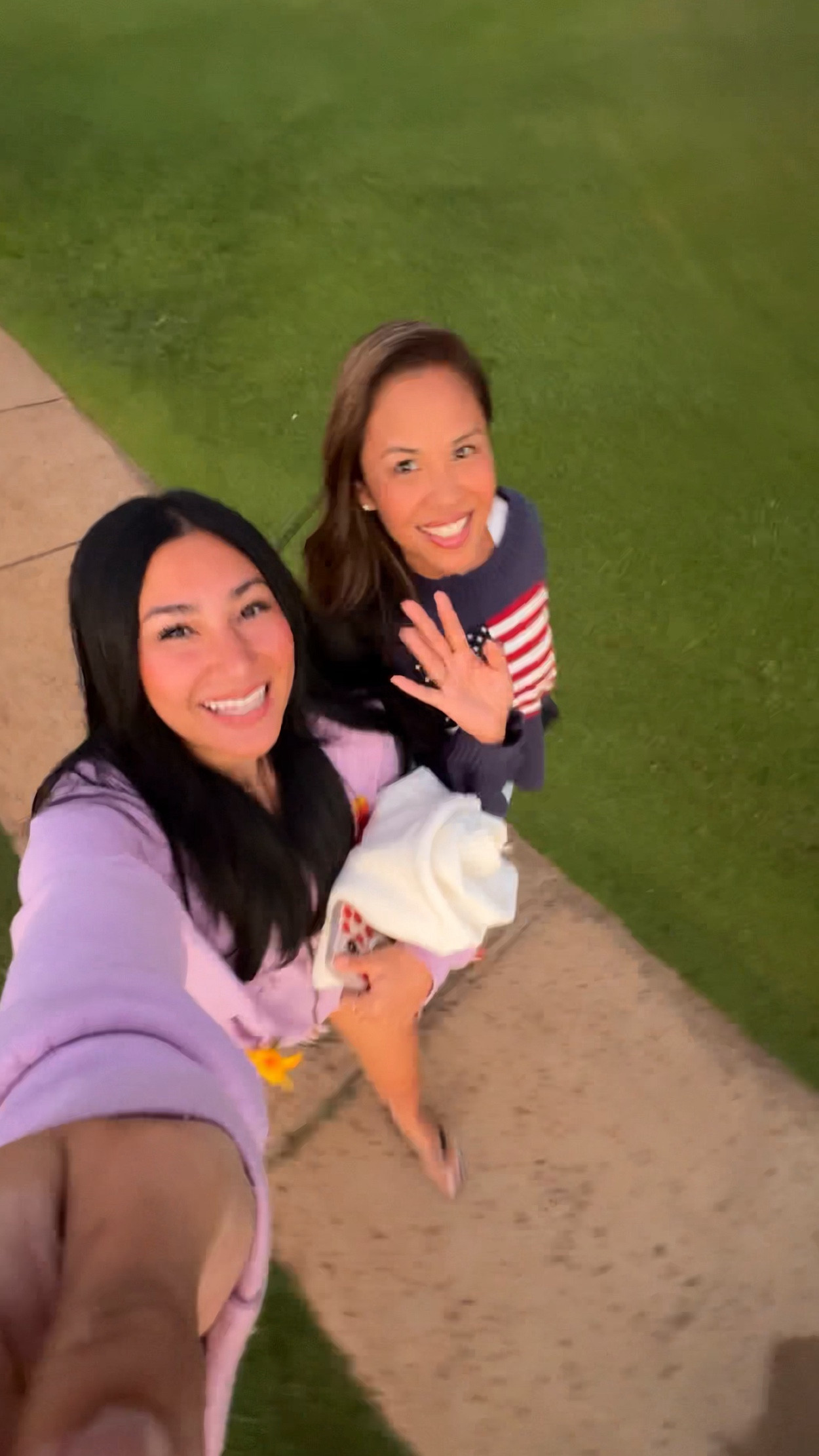 Catching ehe sunrise in my favorite American flag sweater! Trust me, you want one for all our patriotic holidays! #4thofjuly #summeroutfit #vacationoutfit

#LTKFindsUnder50 #LTKTravel #LTKSeasonal