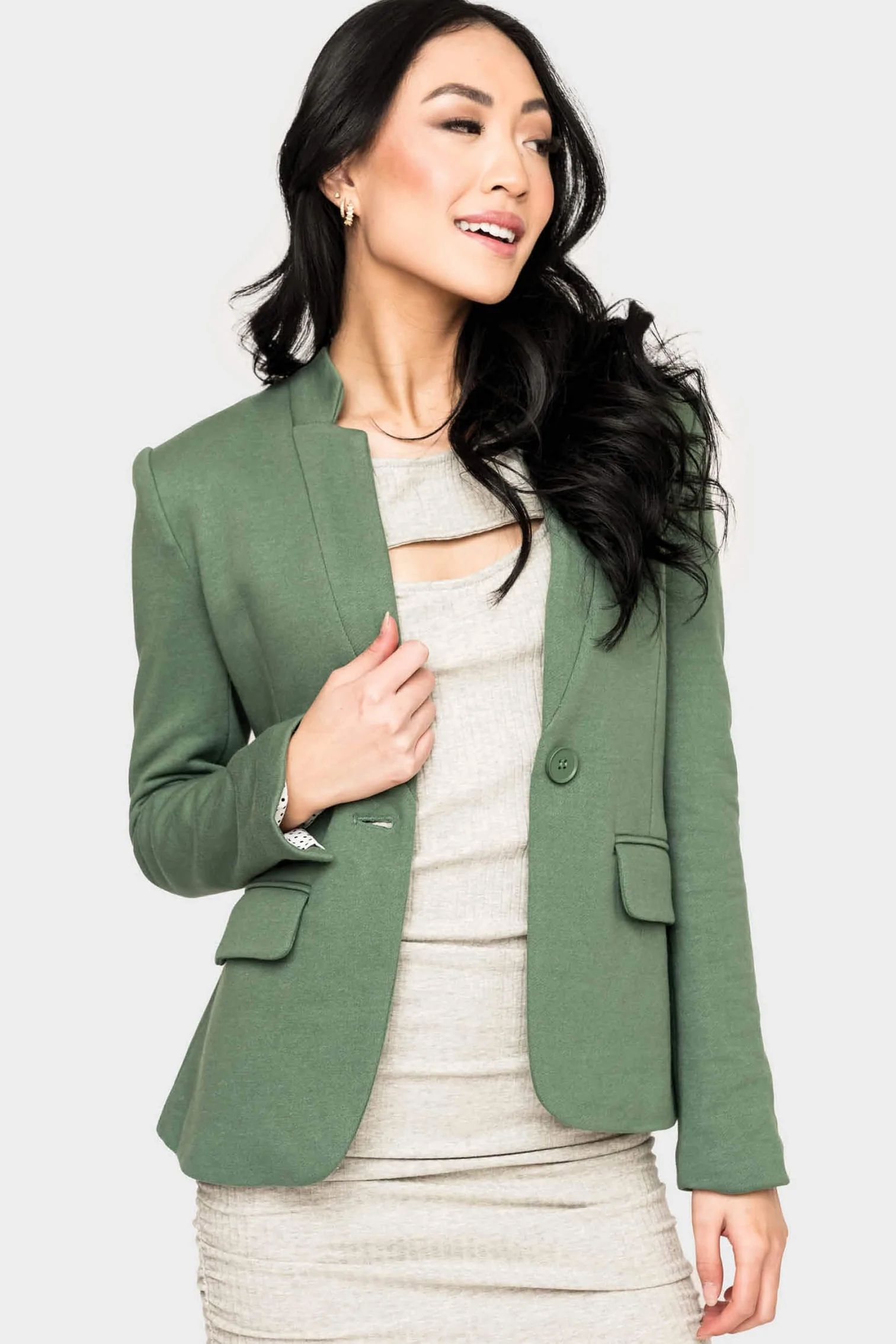 Notch Collar Blazer | Gibson