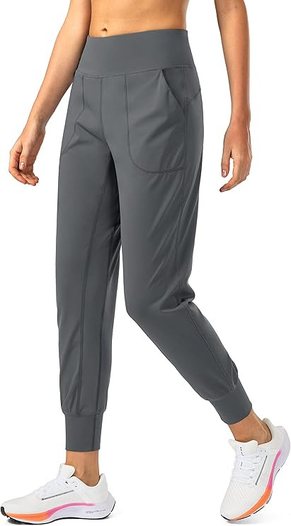 Soothfeel Women's Joggers with Zipper Pockets Petite/Regular/Tall High Waisted Athletic Workout Y... | Amazon (US)