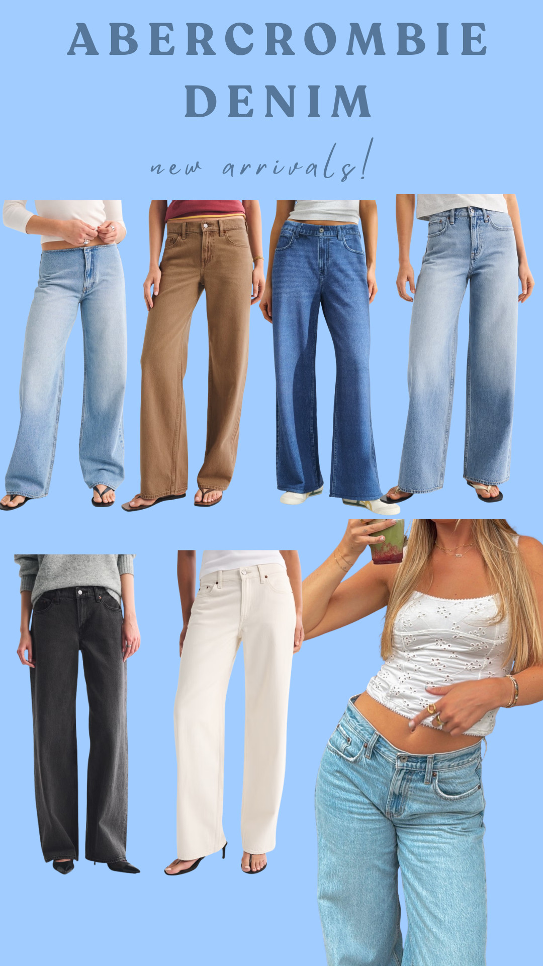 Abercrombie has the best jeans, I love any of their baggy, relaxed styles!  

 