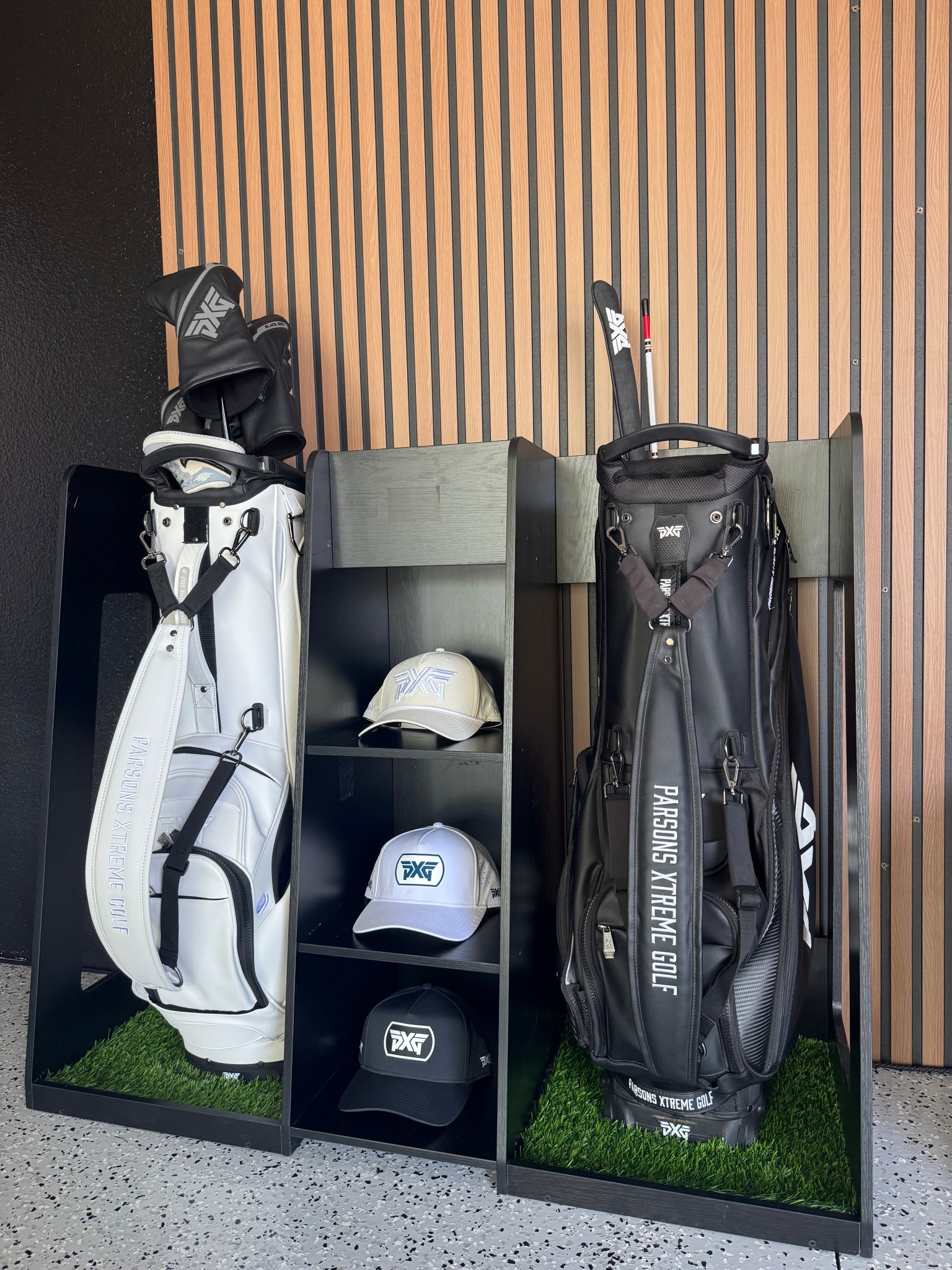 Golf bag holder from Amazon 