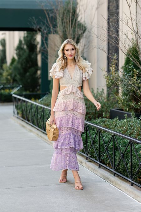 Love this spring wedding guest dress! Would be great as a garden party dress. 

Tags: wedding guest dress, ruffle maxi dress, garden party dress, spring wedding guest dress, summer wedding guest dress 

#LTKstyletip #LTKwedding #LTKFind