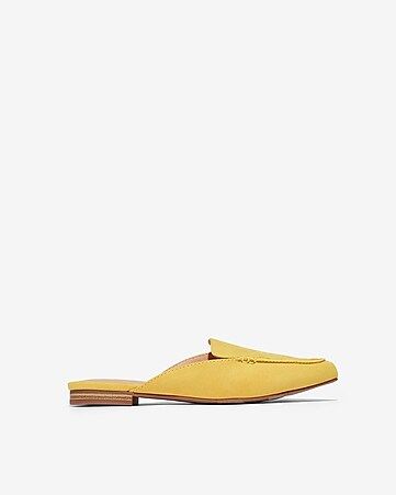 pointed toe slide loafers | Express