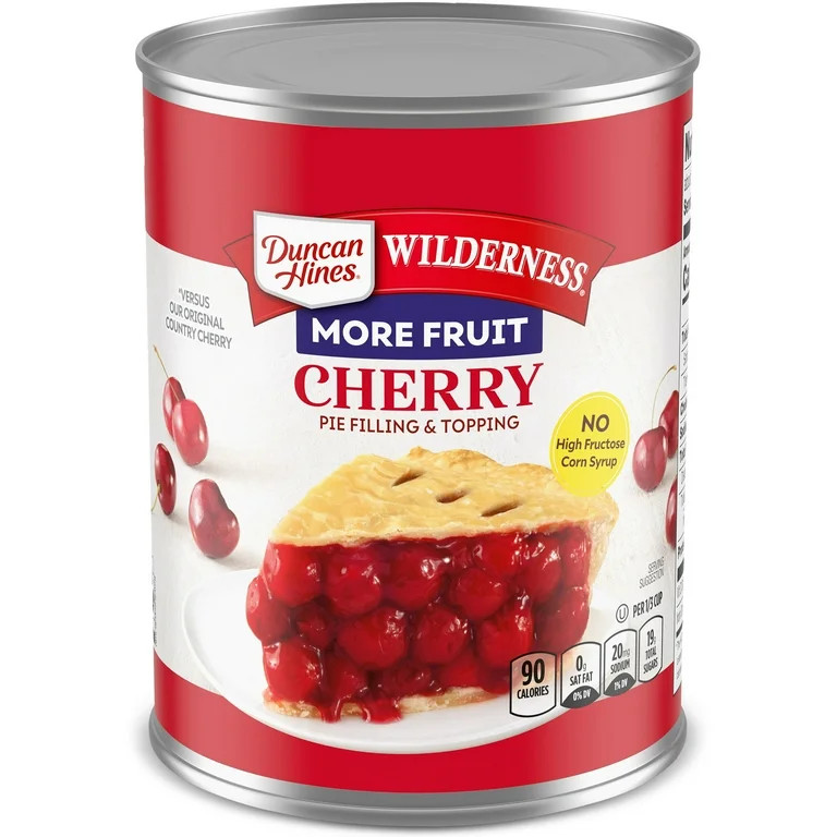 Duncan Hines Wilderness More Fruit Cherry Pie Filling and Topping, 21 oz. | Walmart (US)