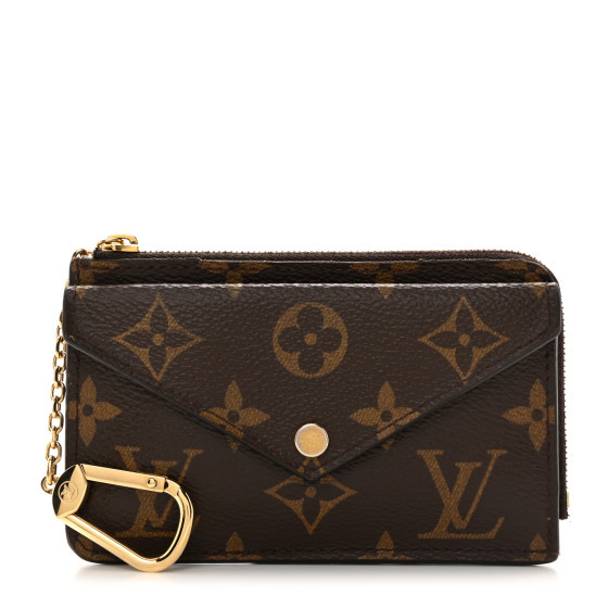 Monogram Recto Verso Card Holder Black | FASHIONPHILE (US)