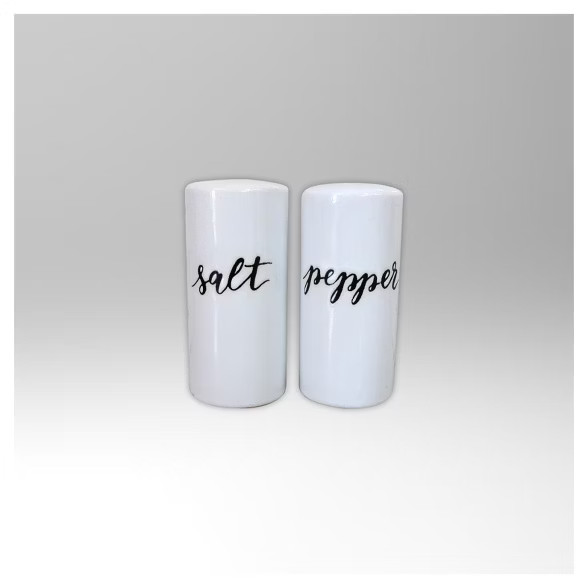 Stoneware 2pc Salt and Pepper Shakers - Threshold™ | Target