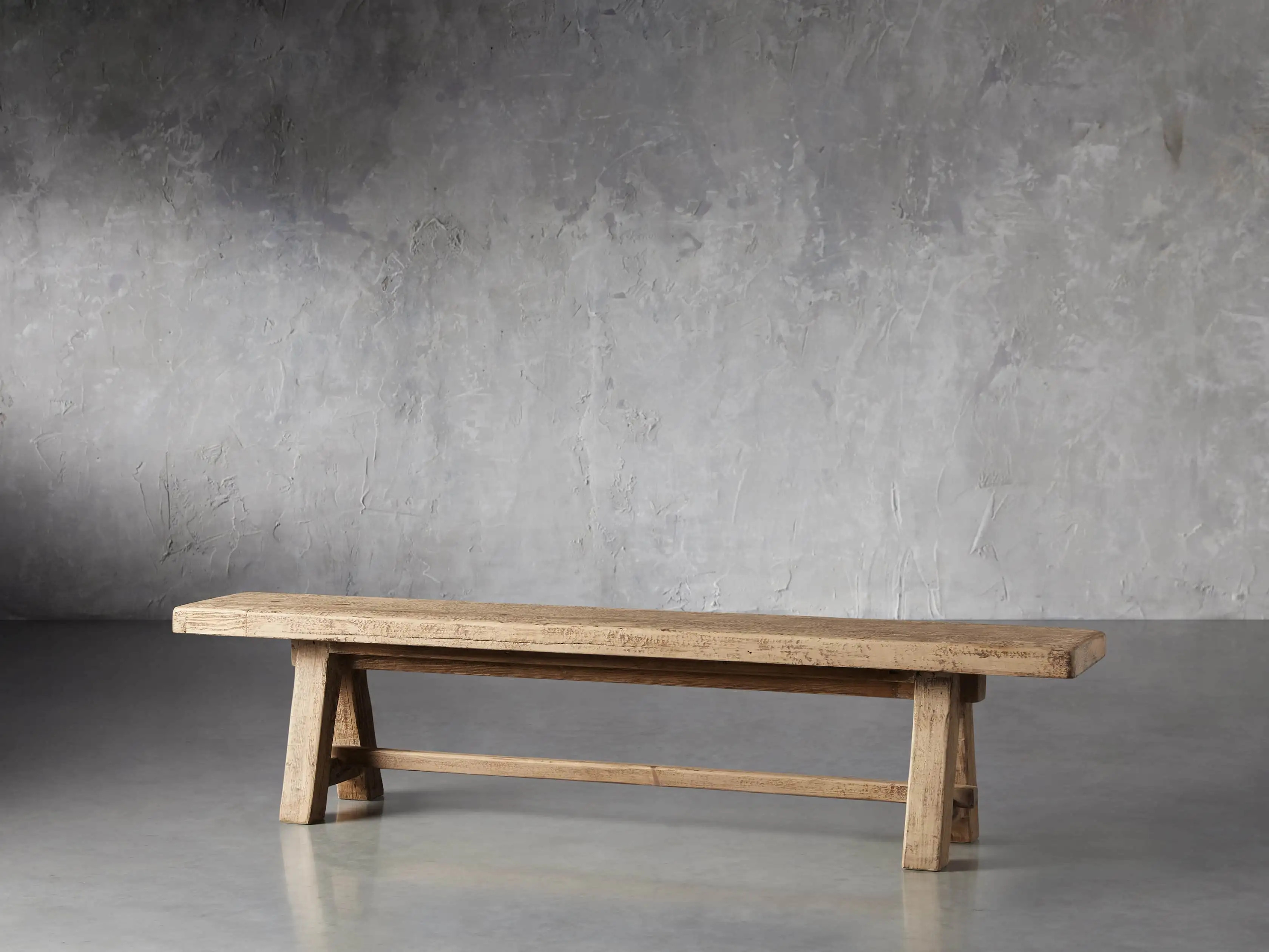 Ming Jilin Pine Bench | Arhaus