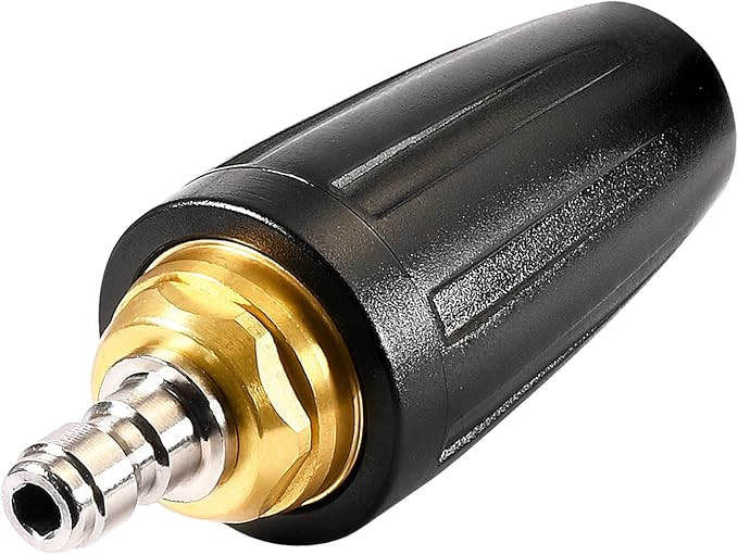 YAMATIC Pressure Washer Tips Turbo Nozzle, 360° Rotating Spray Turbo 3600 PSI 4.0GPM with 1/4" Q... | Amazon (US)