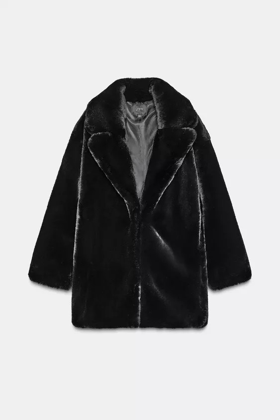 FAUX FUR COAT | Zara UK