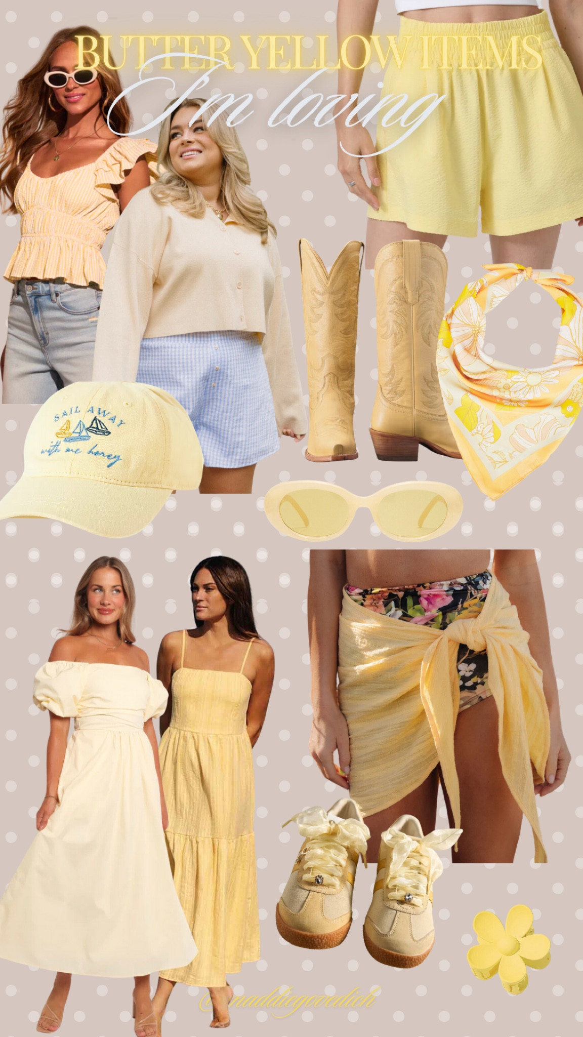 butter yellow items I’m loving for spring/summer!!💛 #butteryellow #summerfashion #yellow Use my code RESORT10MADISON for 10% off Albion Fit!🫶🏼✨

#LTKSeasonal #LTKSwim