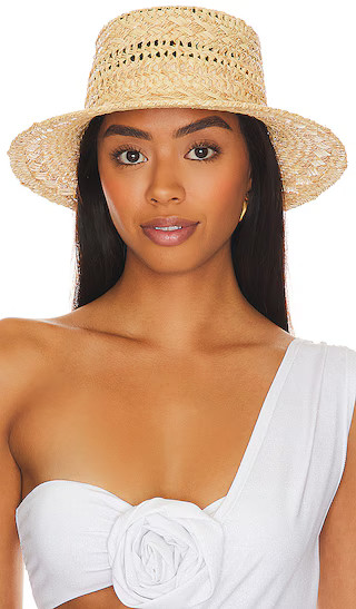 Inca Bucket Wide Hat in Natural | Revolve Clothing (Global)