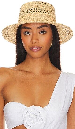 Inca Bucket Wide Hat in Natural | Revolve Clothing (Global)
