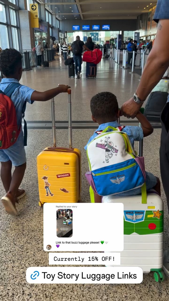 Toy Story luggage is Currently 15% OFF!

#LTKmomlife #LTKTravel #LTKKids