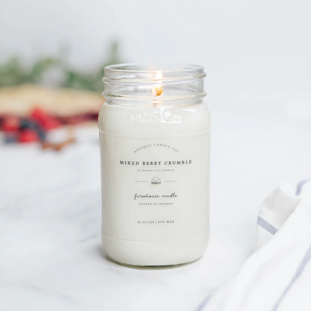 Mixed Berry Crumble by Karlee Gail Bowman 16 oz Candle - Antique Candle Co.®️ | Antique Candle Co.