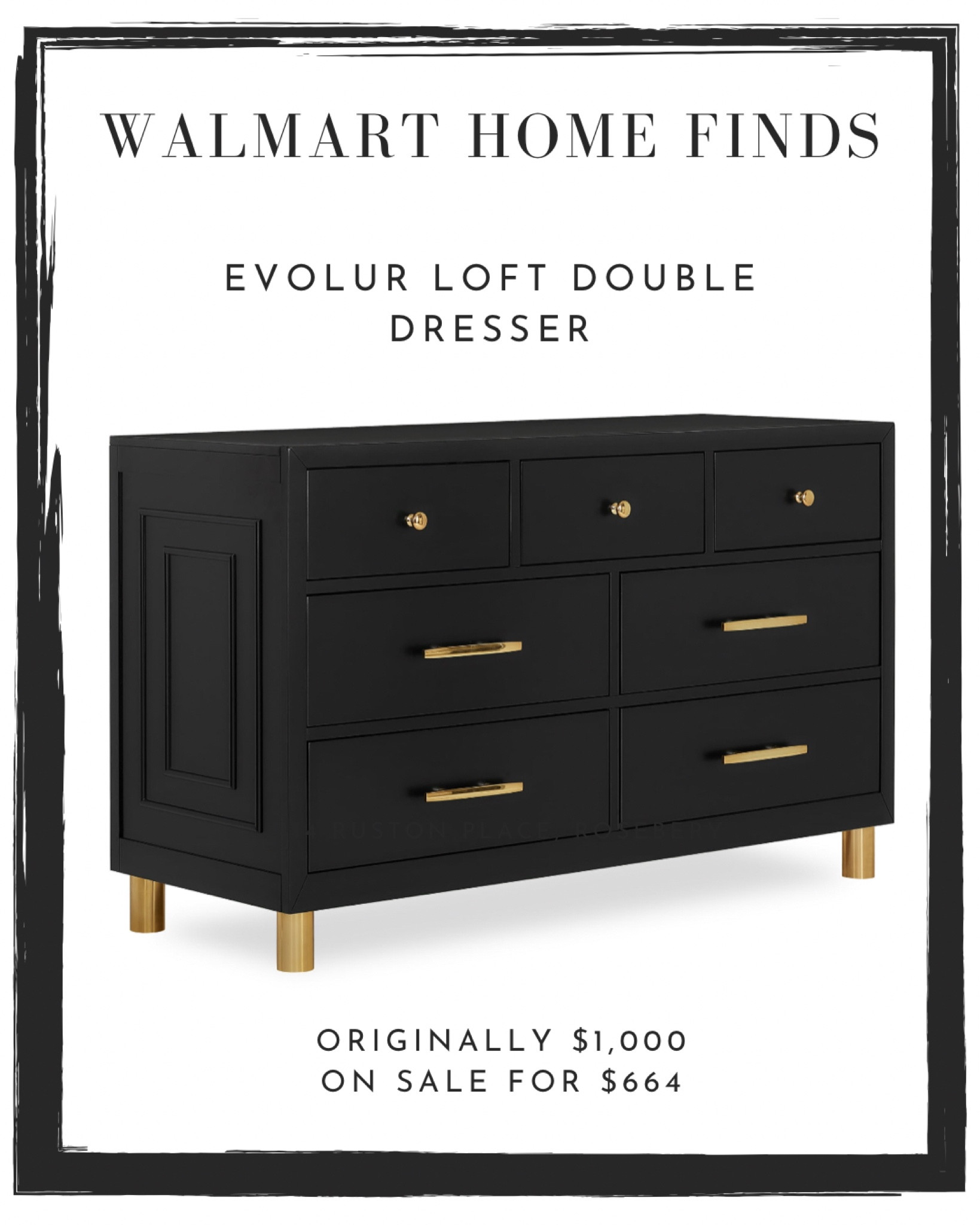 Evolur loft dresser modern style in black✨ I love how sleek the design is but also has plenty of storage room

Walmart home,Bedroom furniture, Dresser, Target style, simple decor, apartment decor

#LTKhome #LTKsalealert #LTKU